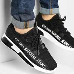 Sortie ⭐ Baskets Dofino Noir de Kaporal 🛒