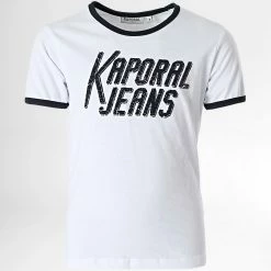 Acheter 👍 Tee 👚 Shirt Enfant Retro Blanc de Kaporal ✨