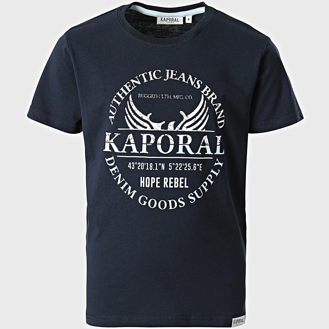 Nouveau 🎉 Tee 👕 Shirt Enfant Robin Bleu Marine de Kaporal ✨