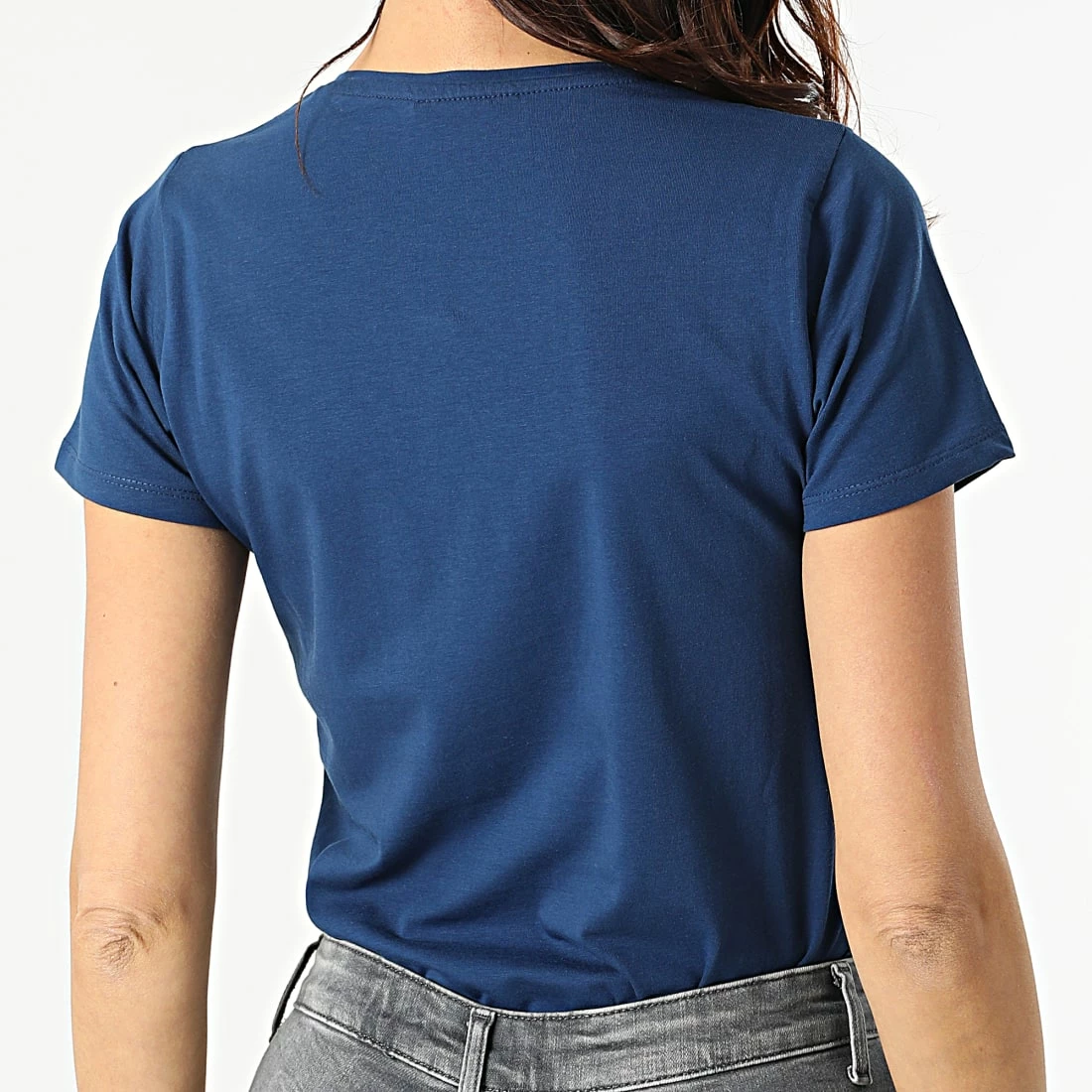 Acheter 😍 Tee 👚 Shirt Femme Krak Bleu Marine de Kaporal 🎉 – Image 4