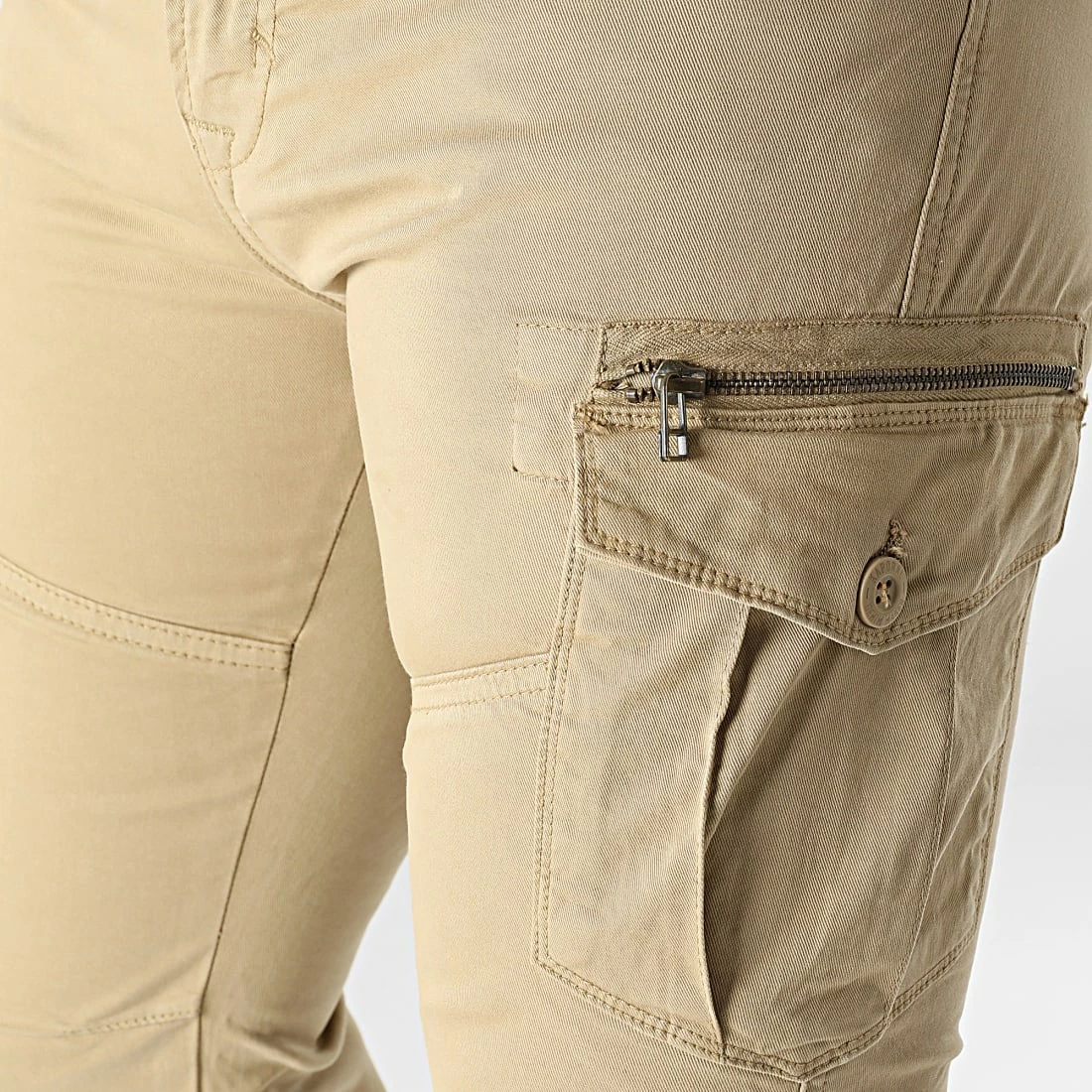 Meilleur prix 🌟 Pantalon Cargo Kali Beige de Kaporal 🎁 – Image 2