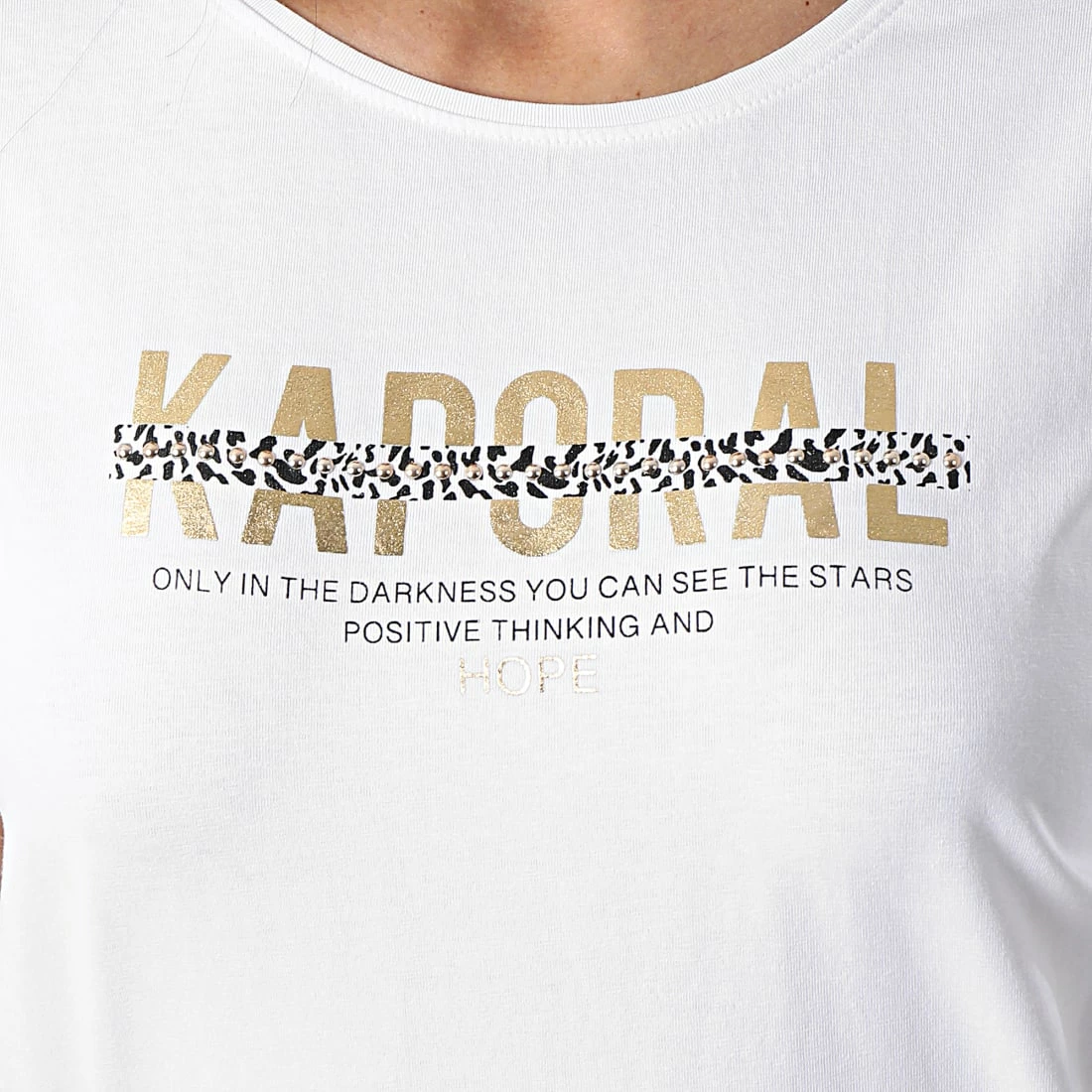 Meilleure vente 😍 Tee 👕 Shirt Femme Kalin Blanc de Kaporal 🤩 – Image 2