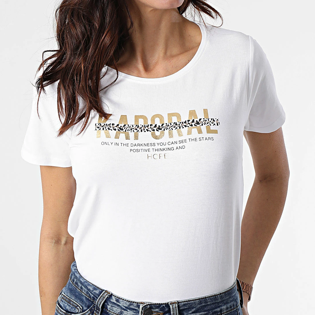 Meilleure vente 😍 Tee 👕 Shirt Femme Kalin Blanc de Kaporal 🤩 – Image 3