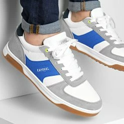 Vente flash 😍 Baskets Drake 42622 Bleu Gris Blanc de Kaporal 🧨