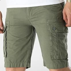 Top 10 🤩 Short Cargo Norge Vert Kaki de Kaporal 😀