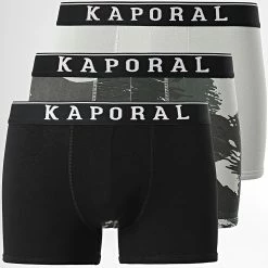 Top 10 😍 Lot De 3 Boxers Danub Vert Kaki Noir Camo de Kaporal 👍