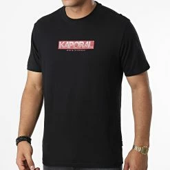 De gros 🔥 Tee 👕 Shirt Barry Noir de Kaporal ✨