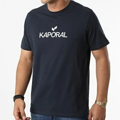 Vente flash ✔️ Tee 👚 Shirt Leres Bleu Marine de Kaporal ✨