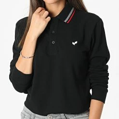 Les meilleures critiques de 👏 Polo Femme Manches Longues Royac Noir de Kaporal 😍