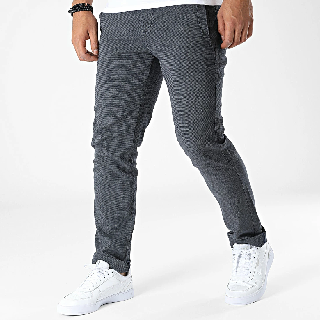 Meilleur prix đ Pantalon Chino Tardem Bleu Marine de Kaporal đ