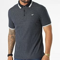 Promo 👏 Polo Manches Courtes Bryce Bleu Marine de Kaporal 🔥