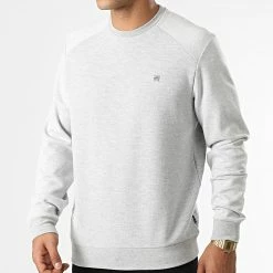 Budget 😉 Sweat Crewneck Soho Gris Chiné de Kaporal ✔️