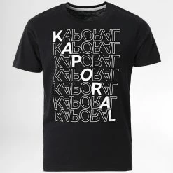 Remise 😀 Tee 👚 Shirt Enfant Maxe Noir de Kaporal 🎁