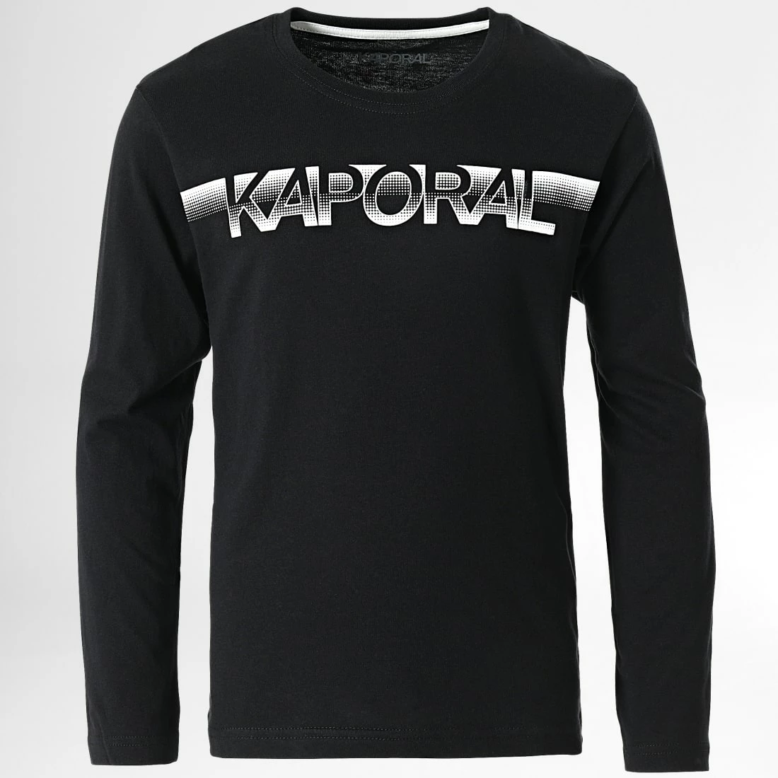 Meilleur prix 🛒 Tee 👚 Shirt Manches Longues Enfant Moric Noir de Kaporal 💯