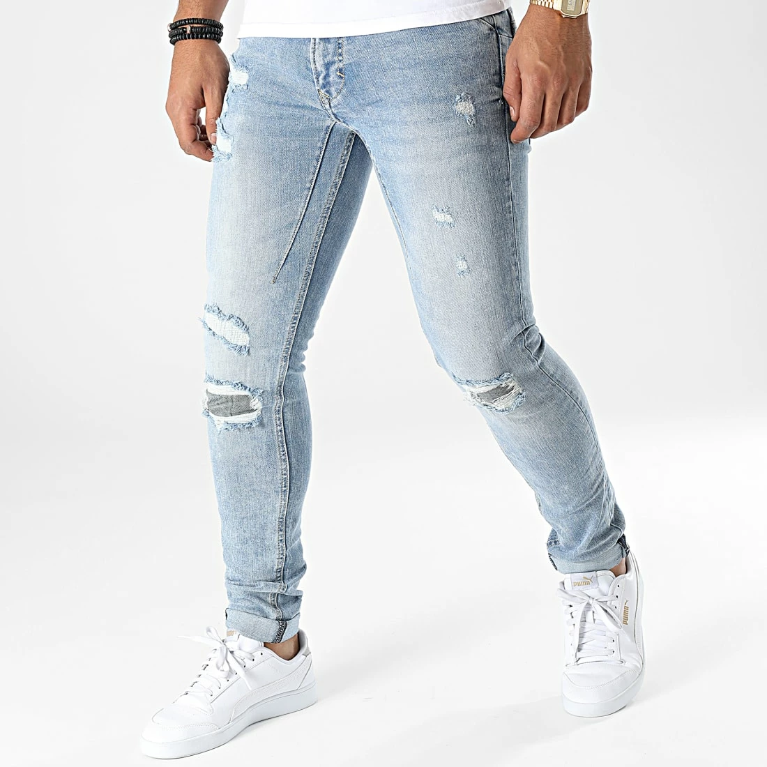 Meilleure affaire 🌟 Jean Skinny Tybom Bleu Wash de Kaporal 👏
