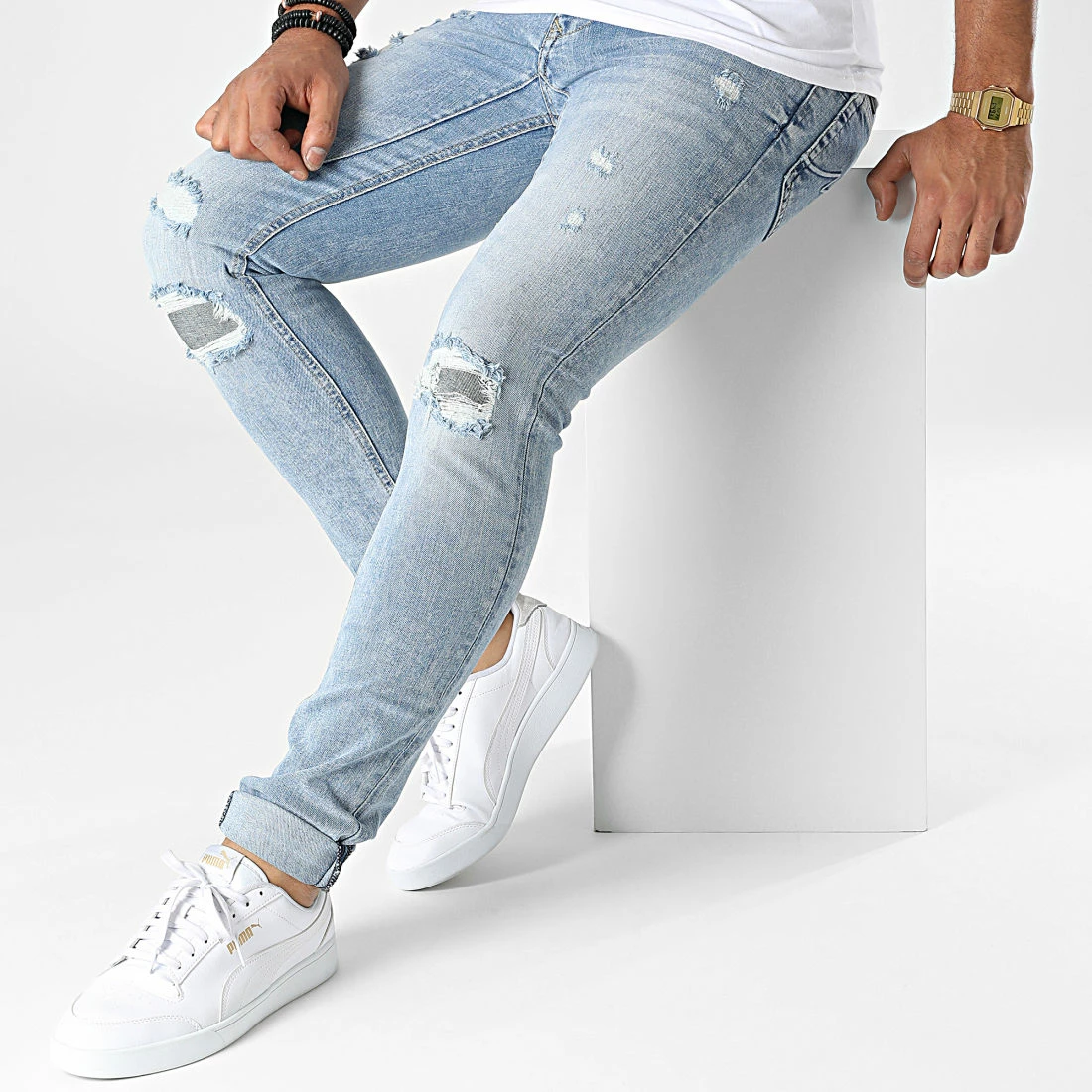 Meilleure affaire 🌟 Jean Skinny Tybom Bleu Wash de Kaporal 👏 – Image 3