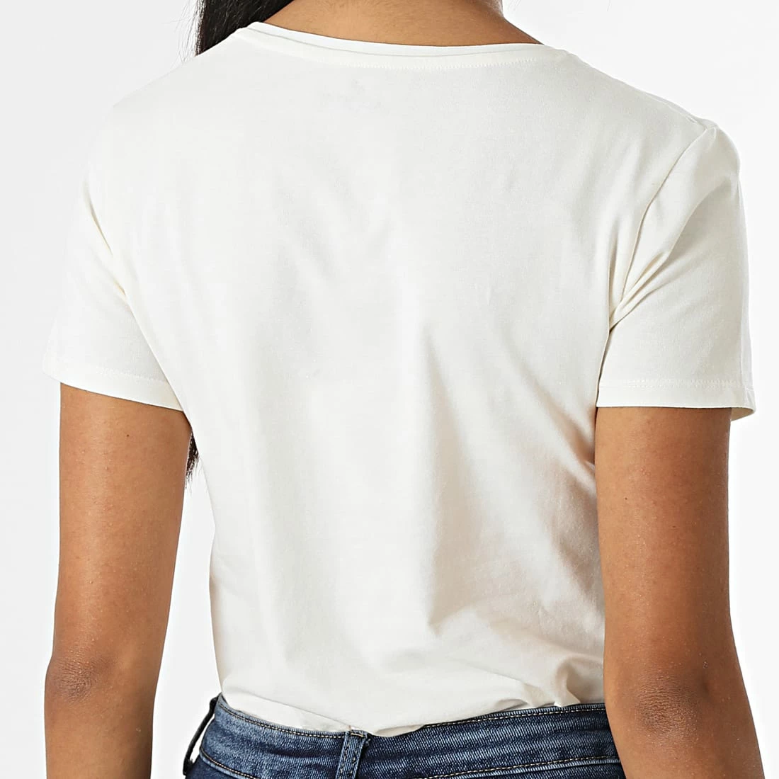 Promo 🌟 Tee 👕 Shirt Femme Frank Beige de Kaporal 👍 – Image 4