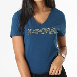 Top 10 😍 Tee 👚 Shirt Femme Frank Bleu Marine de Kaporal ✨