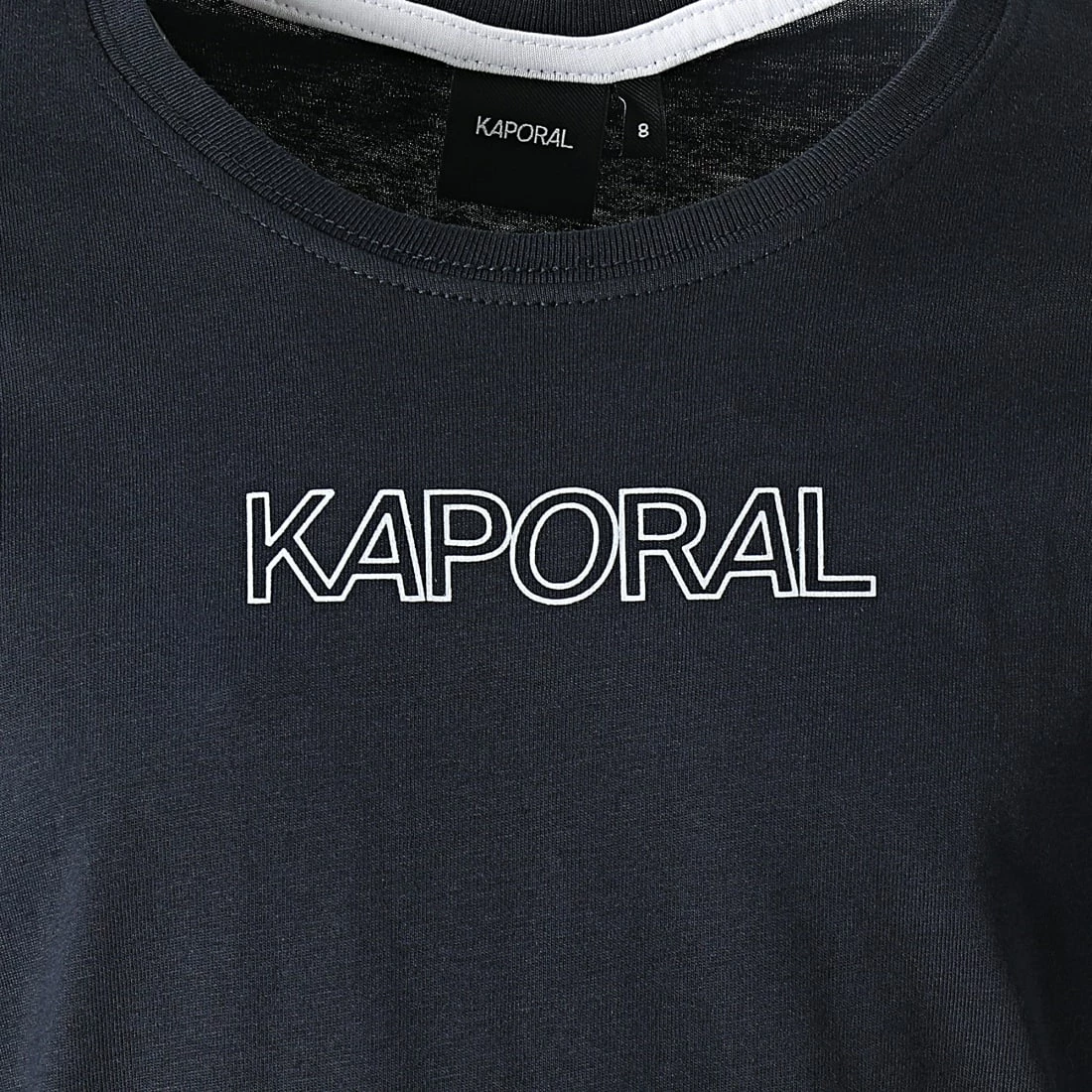 Budget ⌛ Tee 👕 Shirt Manches Longues A Bandes Enfant Mamba Bleu Marine de Kaporal 🎉 – Image 2