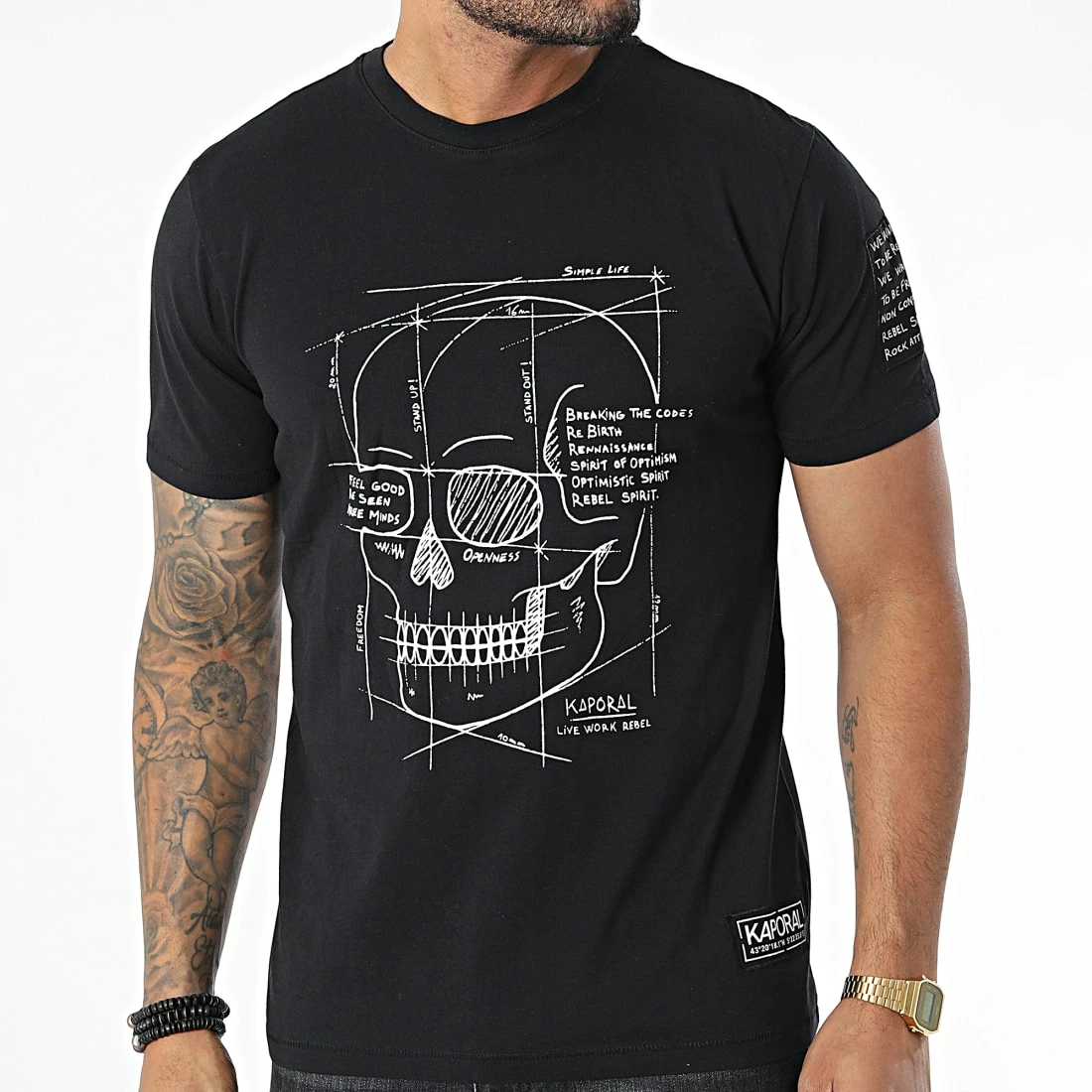 Promo ✨ Tee 👚 Shirt Beck Noir de Kaporal 😍