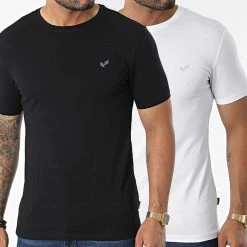 Acheter 🤩 Lot De 2 Tee 👕 Shirts Rift Blanc Noir de Kaporal 💯