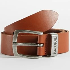 Offres 😀 Ceinture Cuir Hedas Camel de Kaporal ⭐