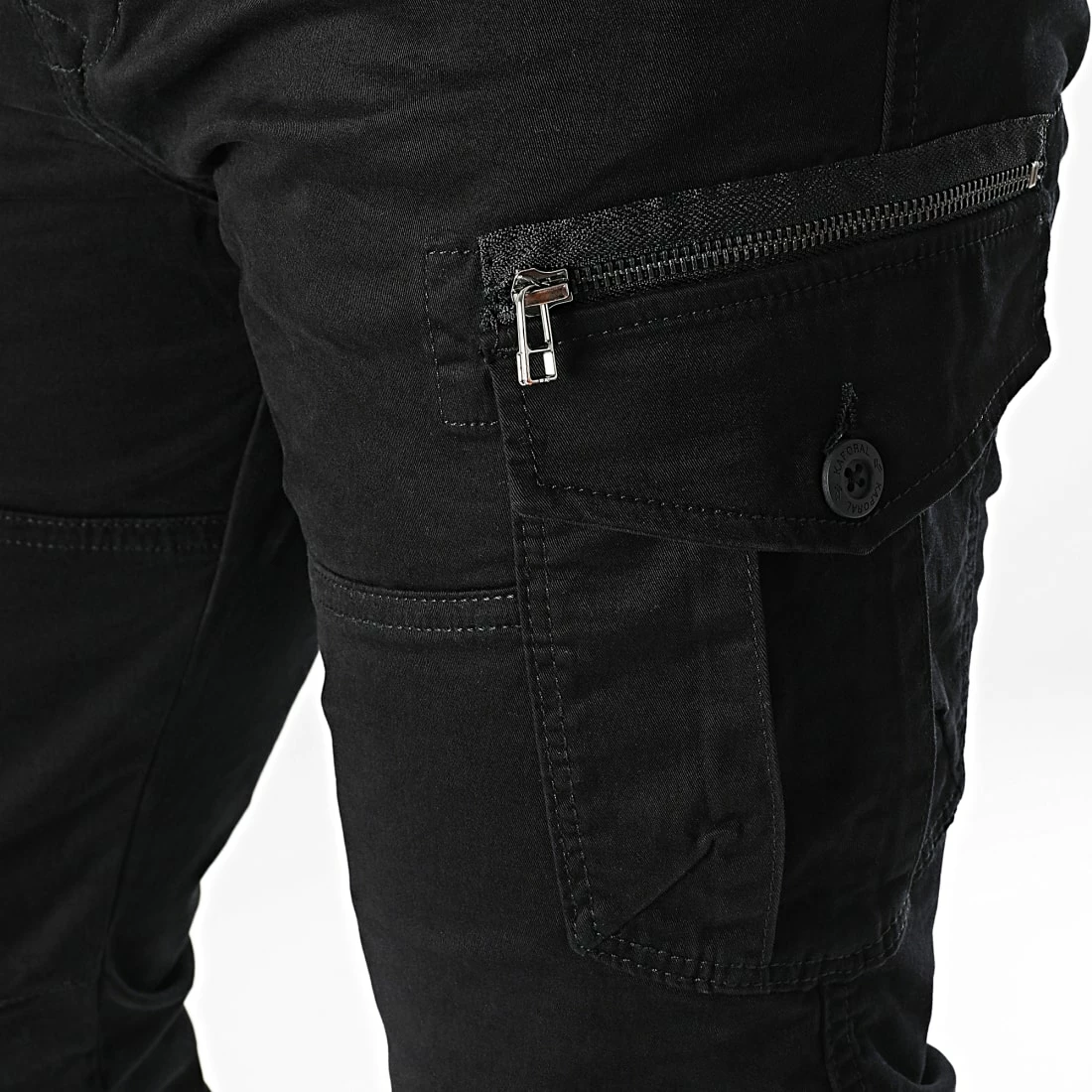 Le moins cher 😉 Pantalon Cargo Kali Noir de Kaporal 🔔 – Image 2