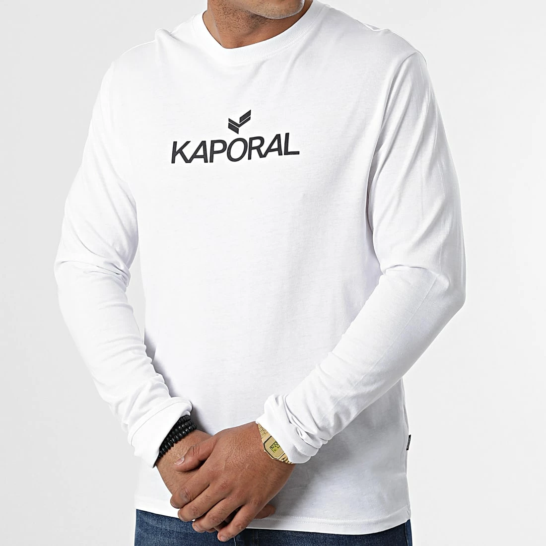 Acheter 🔥 Tee 👕 Shirt Manches Longues Peres Blanc de Kaporal 👍 – Image 3